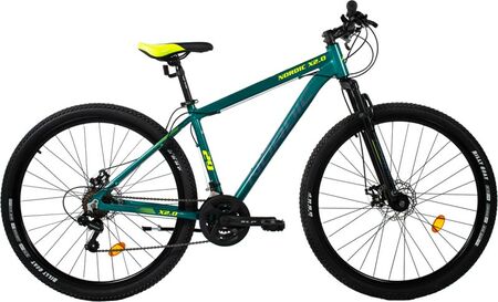 Bicicleta Mountain Bike Nordic X 2.0 Rodado 29 Talle 18 Verde