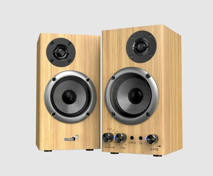 Parlantes Genius Sp-Hf520Bt Bt5.3 20W Dark Brown - Vista principal