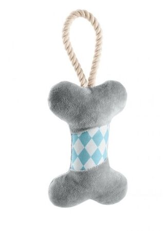 Juguete Para Perros Dog Toy Salima Bone Grey 18 Cm - 13103