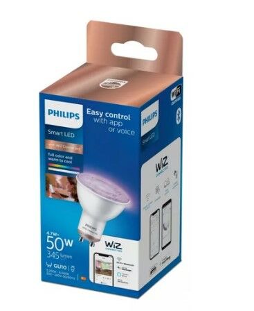 Lampara Philips Wiz Wfb 50W Gu10 922-65 Rgb 61Pf 929002448411
