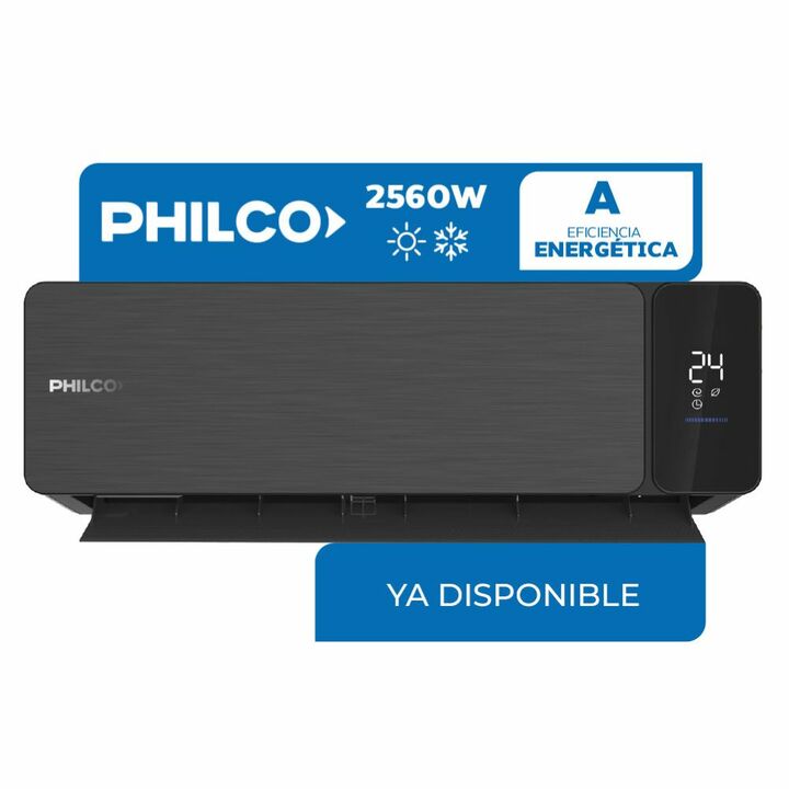 Aire Acondicionado Philco Split NEGRO 2600 W ON OFF Frio Calor  - Vista principal