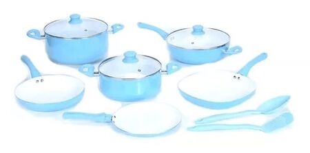 Set De 9 Piezas Carol Celeste 57237- CES