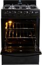 Cocina Escorial Multigas 56Cm 4 Hornallas Master Style Negro - Miniatura 2