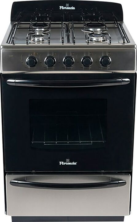 Cocina Florencia 5518F Multigas 4 Hornallas Inoxidable - Vista principal
