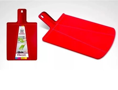 Tabla Para Picar Plastica Plegable 29.5X26 Con Mango Carol 61 COL