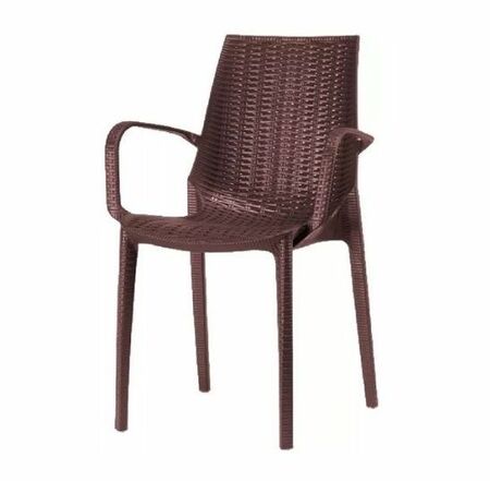 Silla Plástica Simil Ratán Melody Quality Plastic