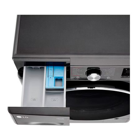 Lavarropas LG Inverter 6,5kg 6 Motion Dd Steam Carga Frontal