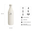 Botella Termica Stanley All Day Slim - 591Ml Cream - Miniatura 2