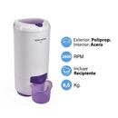 SECARROPAS KOHINOOR C-765/2 VISION - 6.5KG CON RECIPIENTE, BLANCO Y DETALLES VIOLETAS, CENTRIFUGO - Miniatura 5