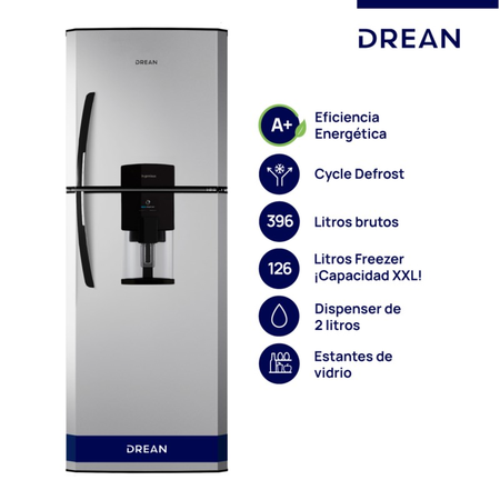 Heladera Drean 396L Hdr400F41S Pl