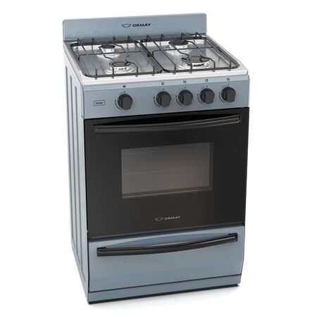 COCINA INOX GRIS MG ORMAY 57.6CM 4 HORNALLAS CLASE A+