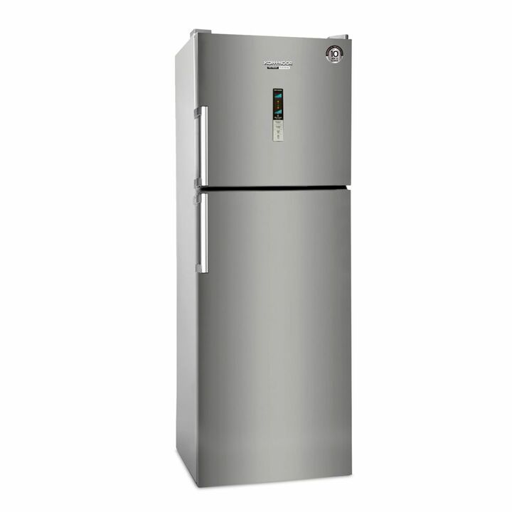 HELADERA C/FREEZER KOHINOOR KHDA42DI/10 - ACERO, 409 LTS, NO FROST - Vista principal