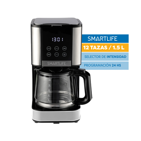 Cafetera de filtro Smartlife CMD1520 Dig