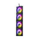 Pack x4 Ventiladores ARGB XPG Hurricane MAG 120 mm Negro - Miniatura 1