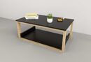 Mesa De Centro 0,90m Olmo F.|negro M. Tables - Miniatura 1
