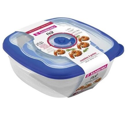Set X3 Cuadrados 707709712 Azul 712C