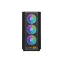 Gabinete Gamemax F46 BK 4xFan ARGB ATX - Miniatura 3