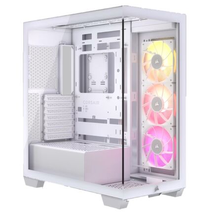 Gabinete Corsair iCUE 3500X RGB Mid-Tower TG Fan iCUE x3 White