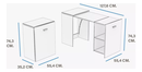 Escritorio Plegable Mesa Fiplasto ES0006 - Miniatura 4