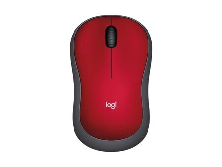 Mouse Logitech Wireless M185 Red 910-003635