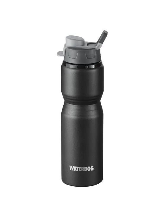Botella De Aluminio Waterdog Negra SCORPIO75BK - Vista principal