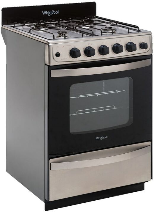 Cocina Whirlpool Wfx57Dw Multigas 4 Hornallas 55Cm - Vista principal