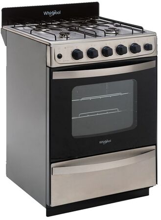Cocina Whirlpool Wfx57Dw Multigas 4 Hornallas 55Cm