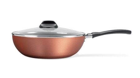 Wok cTapa de 4.1L Antiadherente 28 cm Cobre - Linea Clove Brinox 7111468