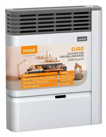 CALEFACTOR EMEGÉ EURO 2135 TB 3500 KCAL/H - MULTIGAS (CE2135B)
