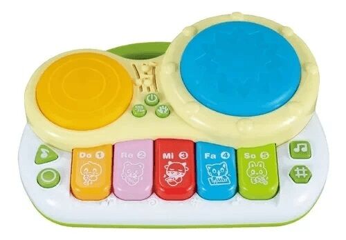 Juguete Organo Combinado Multifuncion Ingles-Espaol C Luces Y Sonido Poppi 6754 - Vista principal