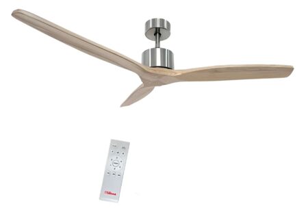 Ventilador De Techo Madera Liliana Vthm501 con control sin luz