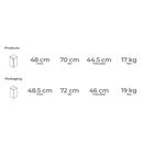 Frigobar Vondom RFG170A Con Motor Compresor 72 Litros Acero - Miniatura 6