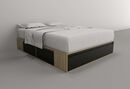 Box 1,60m 4 Cajones 1 Puerta Olmo F. Negro M. Tables - Miniatura 1