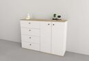 Bahiut 1,35m 2 Puertas|4 Cajones Olmo F.|everest Tables - Miniatura 2