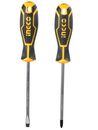 Juego De Destornilladores 2Pcs Punta Imantada Ingco HKSD0248 - Miniatura 2