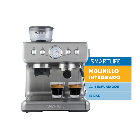 Cafetera Smartlife ECG5020 Expresso Molinillo