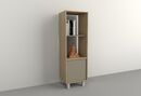 Columna 0,45m 1 Puerta Olmo F. Gris C. Tables - Miniatura 2