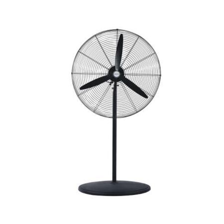 VENTILADOR DE PIE PEABODY PE-VI300ME - INDUSTRIAL, 30", 240W, OSCILANTE, ALT. REGUL., SOP. PARED