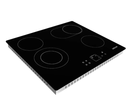ANAFE ELECTRICO DREAN AEDR60CNV, VITROCERAMICO, 60CM, 4 HORNALLAS, NEGRO