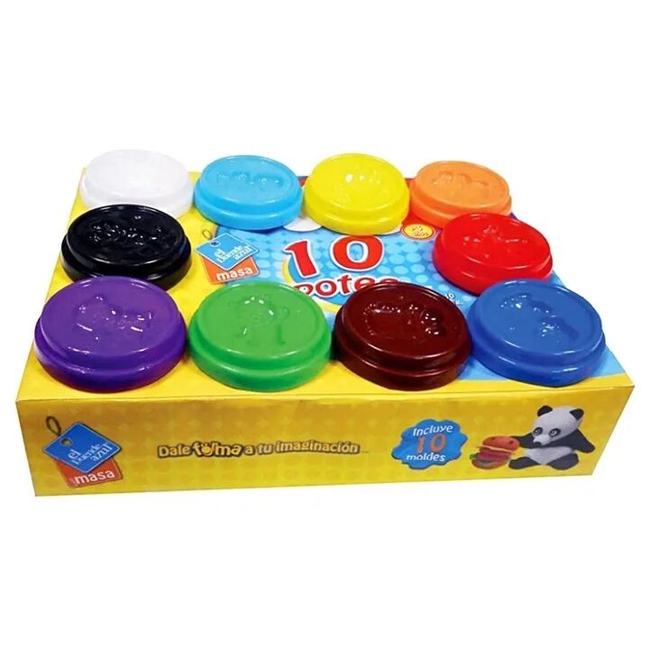 Juego De Masa En Potes Por 10 Unidades 6051 - Vista principal