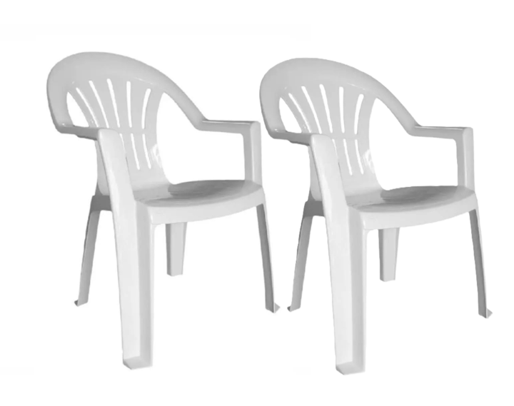 Combo x2 Sillones PVC Lautaro Quality Plastic - Vista principal