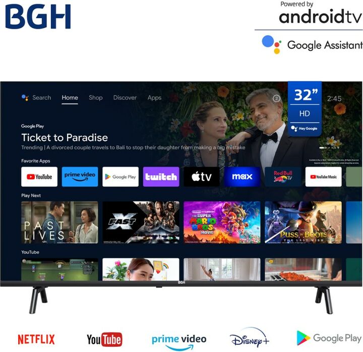 Smart Tv Led Bgh 32 Pulgadas Hd B3225S5A - Vista principal