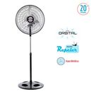 Ventilador de Pie Liliana 20" Parrilla Negra Aspas Metalicas - Miniatura 3