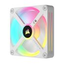 Fan Cooler Corsair iCUE LINK QX120 RGB 120mm Magnetic Dome White Pack x3 - Miniatura 2