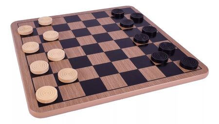 Juego de Mesa Damas Tablero De Madera 7398
