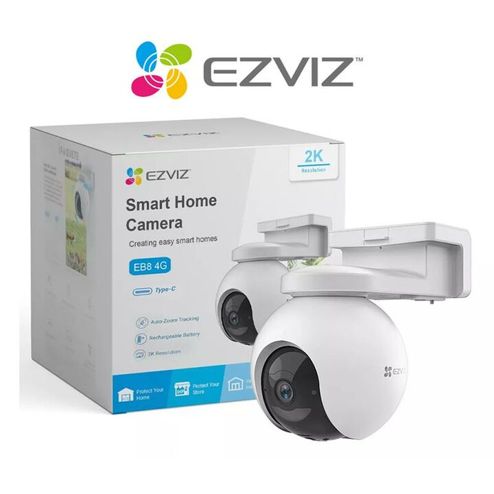 Camara Ezviz 3MP EB8 4G Exterior + Panel Solar - Vista principal