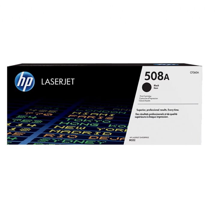 Toner HP 508A Black Original LaserJet Toner CF360A - Vista principal