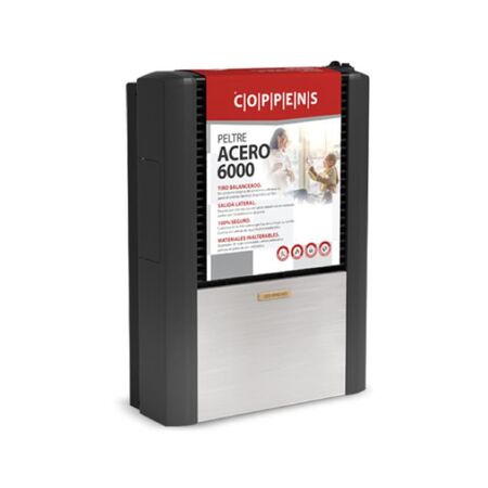 CALEFACTOR COPPENS PELTRE ACERO 6000 kcal/h - TB, MG, C/SALIDA DER.