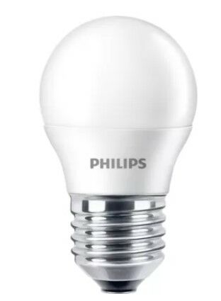 Lampara Foco Philips LED EcoHome Bulbo 4W E27 6500K G45 1PF AR 929001992071