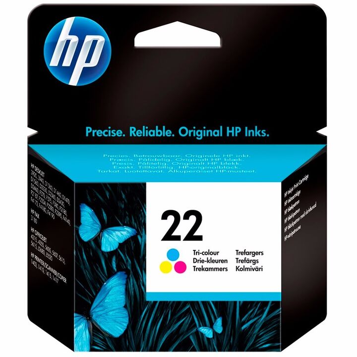Cartucho de Tinta HP 22 C9352AL TRICOLOR original D1530 4315 - Vista principal
